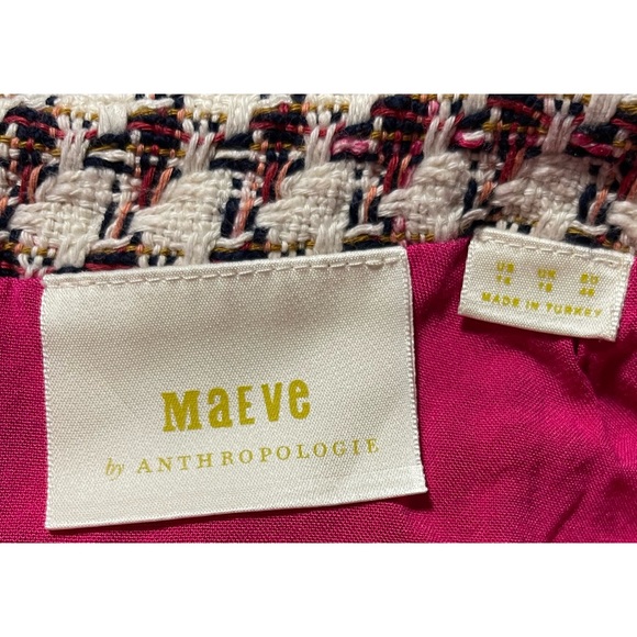 Anthropologie Bobbie Plaid Flounced Mini Skirt EUC - SZ 14 - Picture 10 of 16